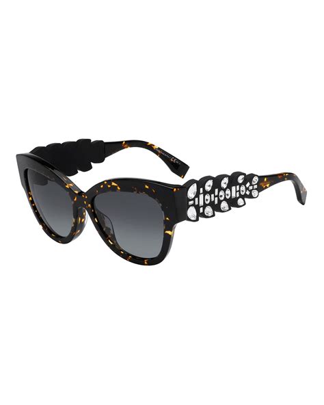 fendi rhinestone sunglasses